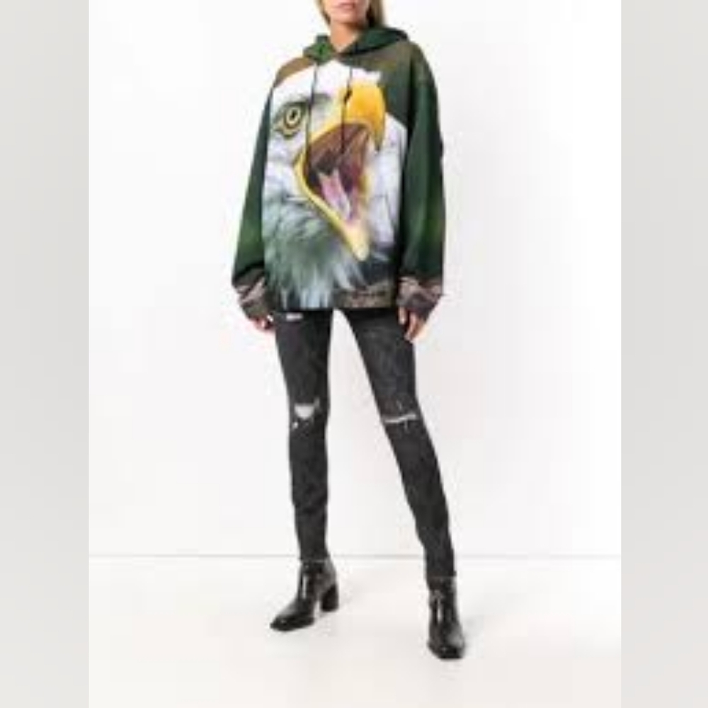 NWT R13 hoodie with eagle